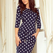 Laden Sie das Bild in den Galerie-Viewer, Alltagskleid Model 130121 Numoco | Textil Großhandel ATA-Mode
