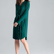 Laden Sie das Bild in den Galerie-Viewer, Alltagskleid Model 130957 Lenitif | Textil Großhandel ATA-Mode

