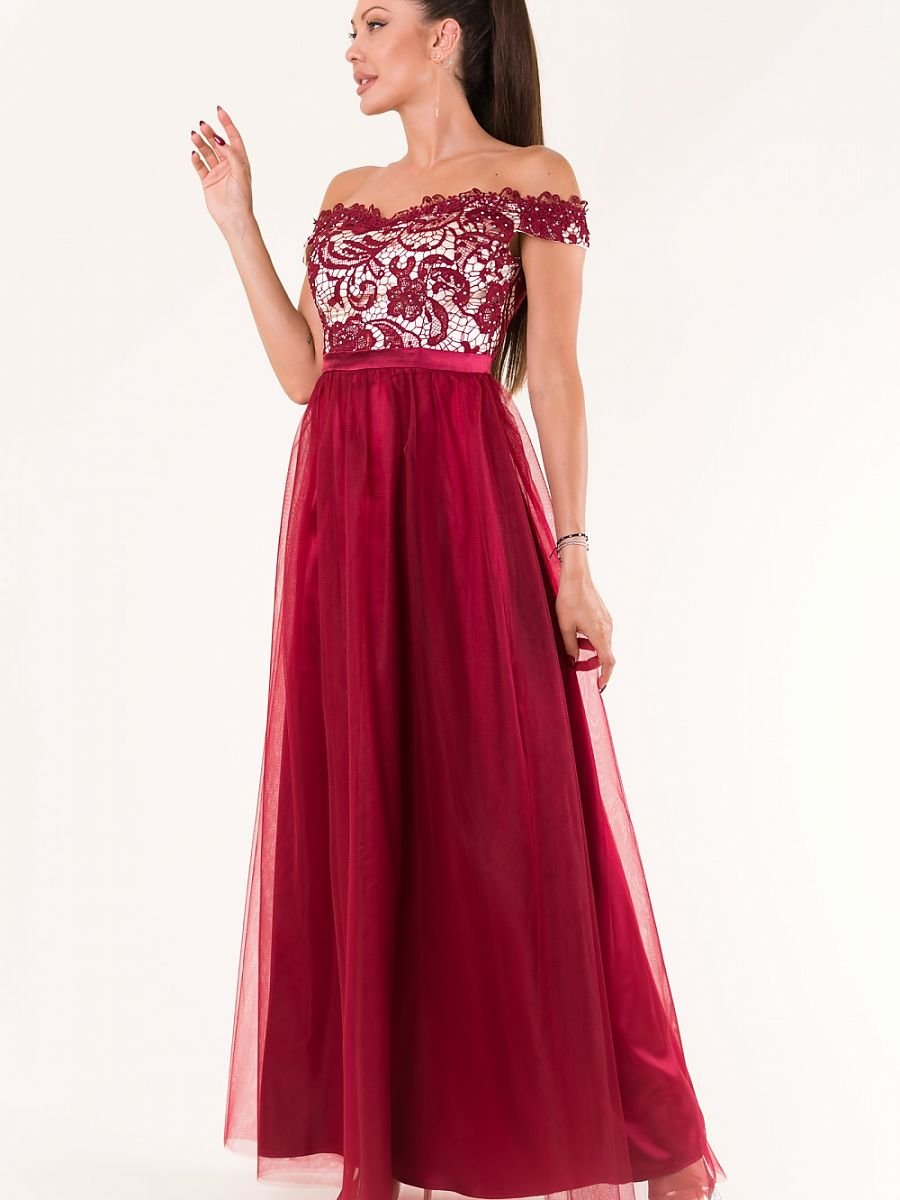 Langes Kleid Model 134082 YourNewStyle | Textil Großhandel ATA-Mode