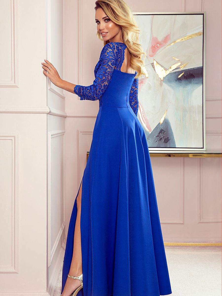 Langes Kleid Model 145154 Numoco | Textil Großhandel ATA-Mode