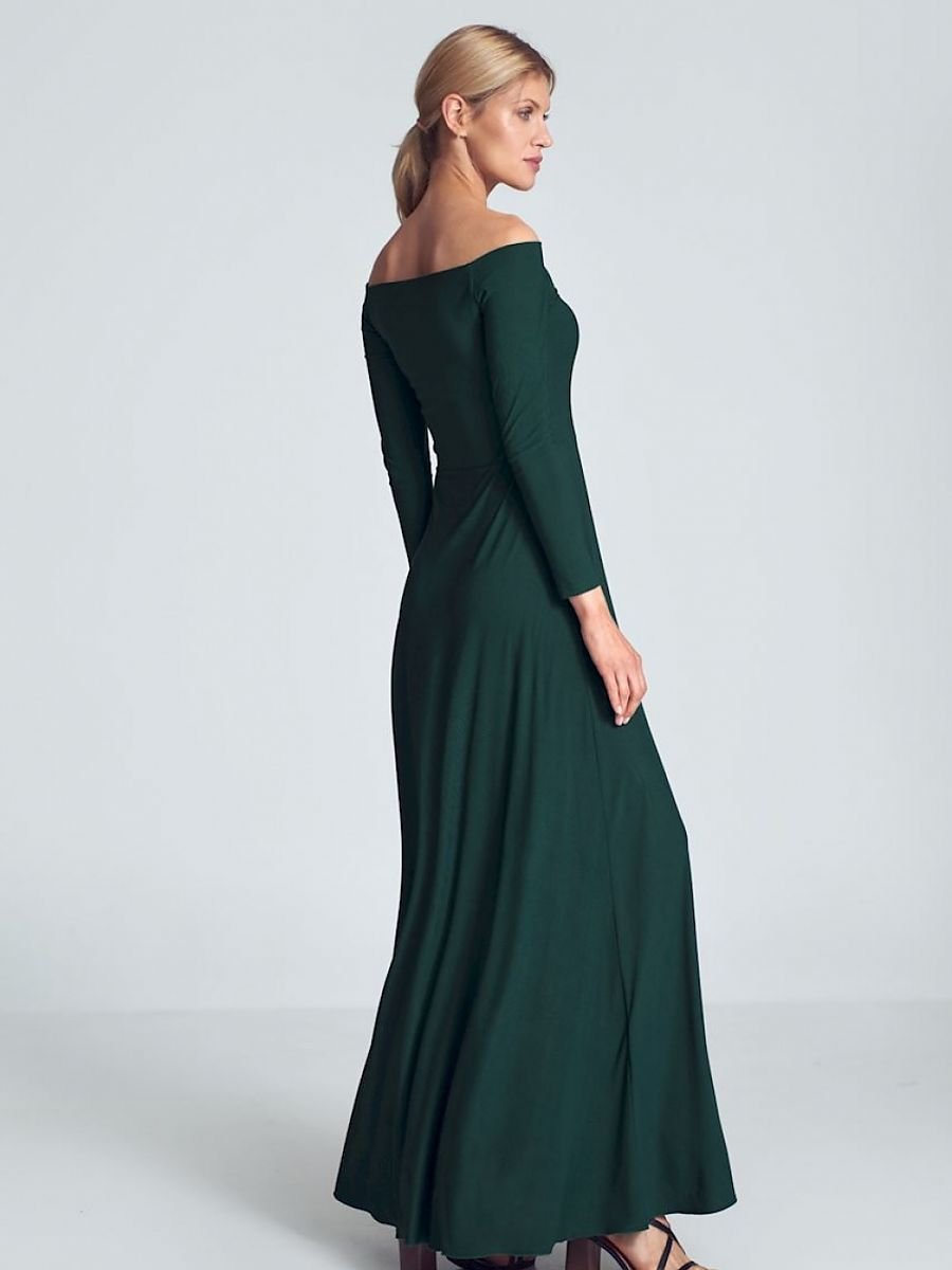 Langes Kleid Model 147923 Figl | Textil Großhandel ATA-Mode