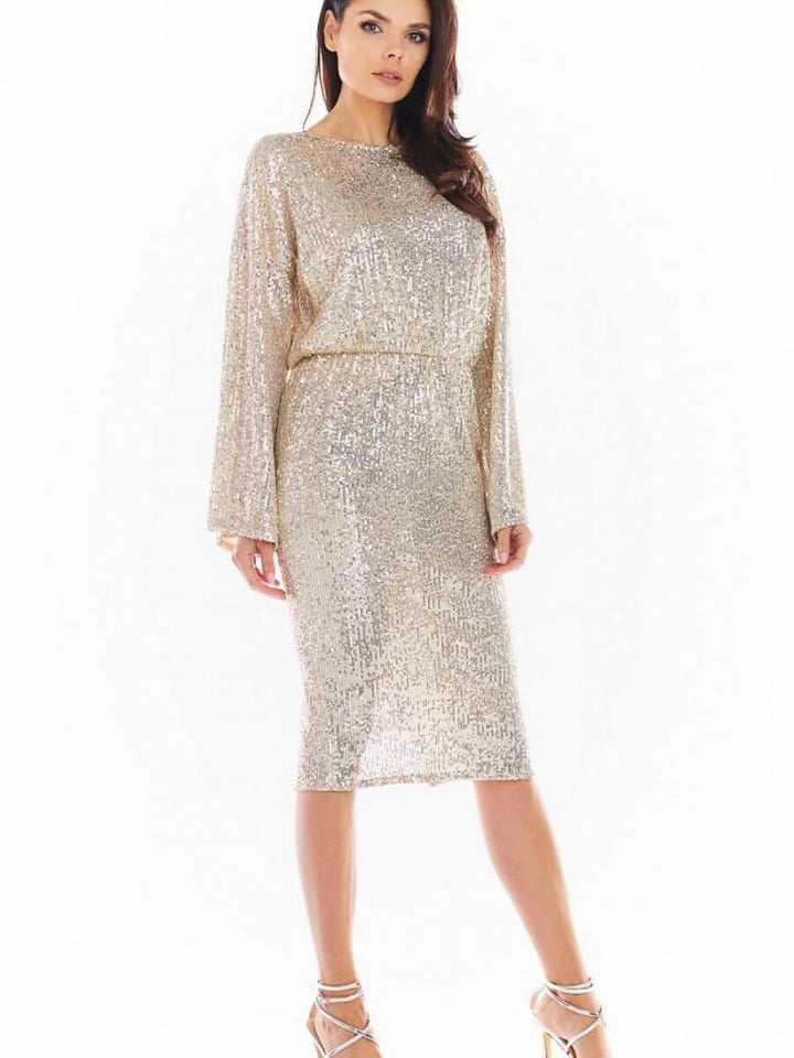 Abendkleid Model 150757 awama | Textil Großhandel ATA-Mode