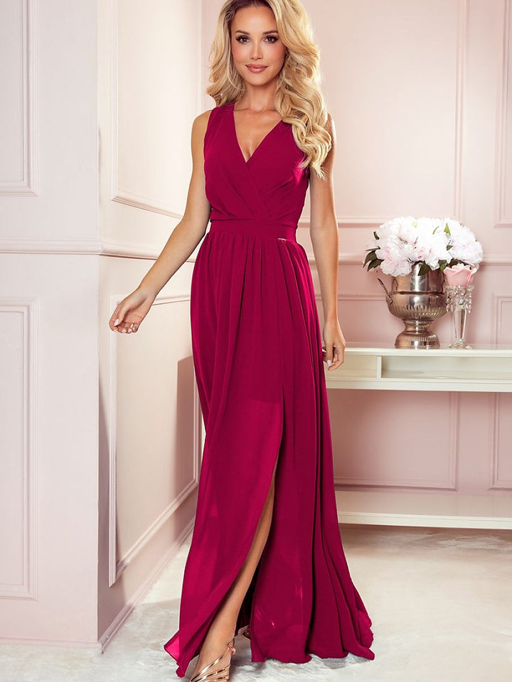 Langes Kleid Model 165607 Numoco | Textil Großhandel ATA-Mode