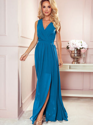 Langes Kleid Model 165613 Numoco | Textil Großhandel ATA-Mode