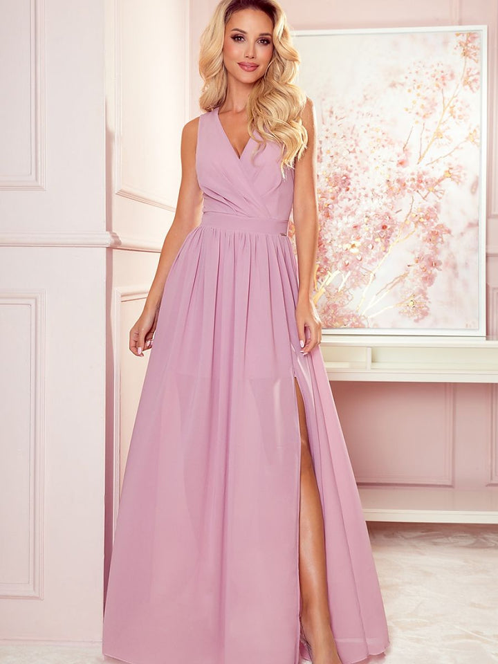 Langes Kleid Model 165641 Numoco | Textil Großhandel ATA-Mode