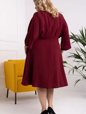 Plus-Size Kleider Model 169252 Karko | Textil Großhandel ATA-Mode