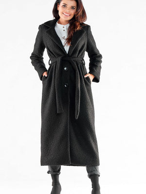 Mantel Model 173855 awama | Textil Großhandel ATA-Mode