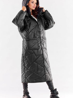 Mantel Model 173881 awama | Textil Großhandel ATA-Mode