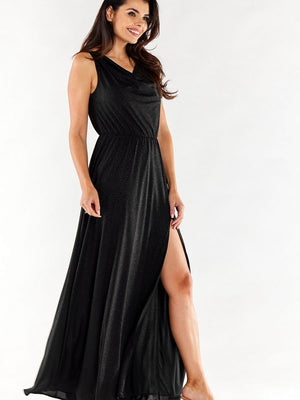 Langes Kleid Model 174371 awama | Textil Großhandel ATA-Mode
