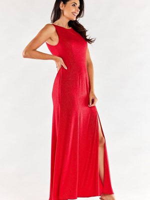 Langes Kleid Model 174383 awama | Textil Großhandel ATA-Mode