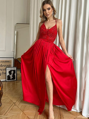 Langes Kleid Model 175888 Bicotone | Textil Großhandel ATA-Mode