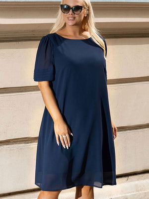 Plus-Size Kleider Model 180452 Karko | Textil Großhandel ATA-Mode