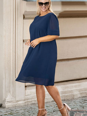 Plus-Size Kleider Model 180452 Karko | Textil Großhandel ATA-Mode