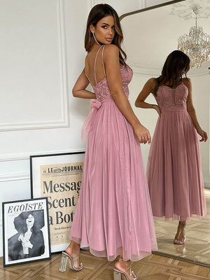 Abendkleid Model 180781 Bicotone | Textil Großhandel ATA-Mode