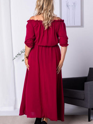 Plus-Size Kleider Model 182179 Karko | Textil Großhandel ATA-Mode