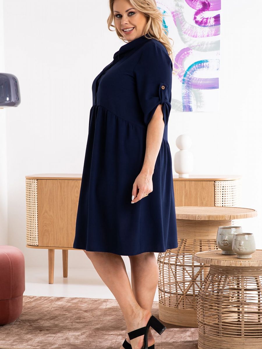 Plus-Size Kleider Model 182207 Karko | Textil Großhandel ATA-Mode