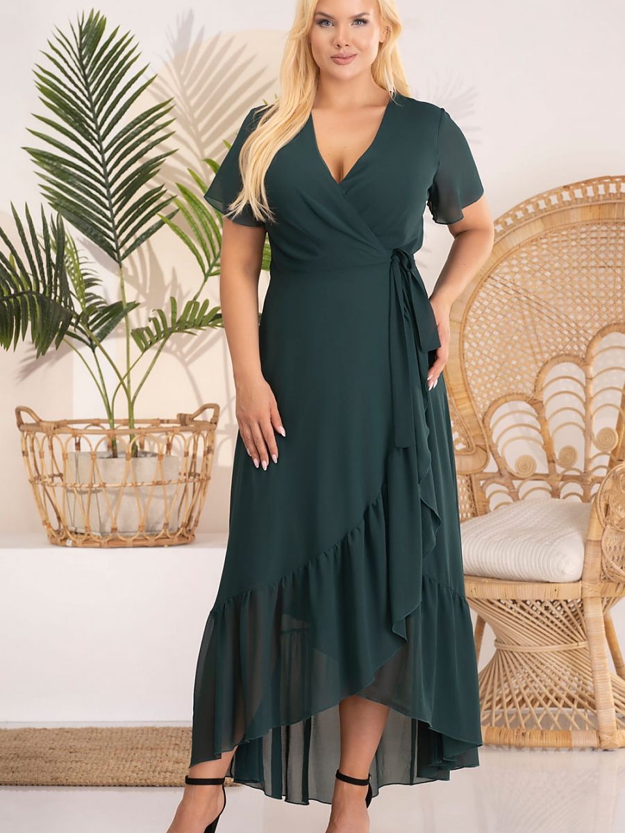 Plus-Size Kleider Model 183280 Karko | Textil Großhandel ATA-Mode