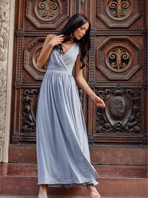 Langes Kleid Model 183763 Roco Fashion | Textil Großhandel ATA-Mode