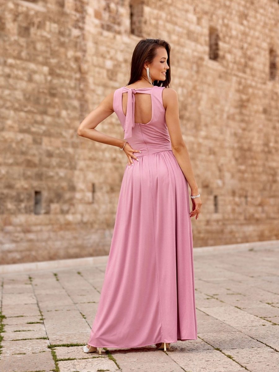 Langes Kleid Model 183765 Roco Fashion | Textil Großhandel ATA-Mode