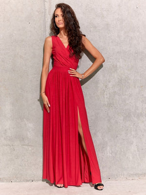 Langes Kleid Model 183769 Roco Fashion | Textil Großhandel ATA-Mode