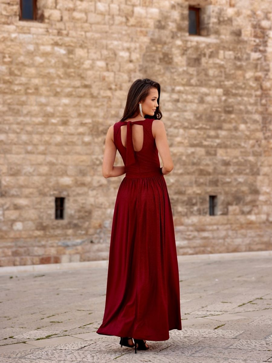 Langes Kleid Model 183772 Roco Fashion | Textil Großhandel ATA-Mode