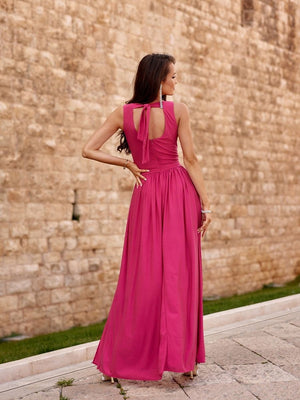 Langes Kleid Model 183775 Roco Fashion | Textil Großhandel ATA-Mode