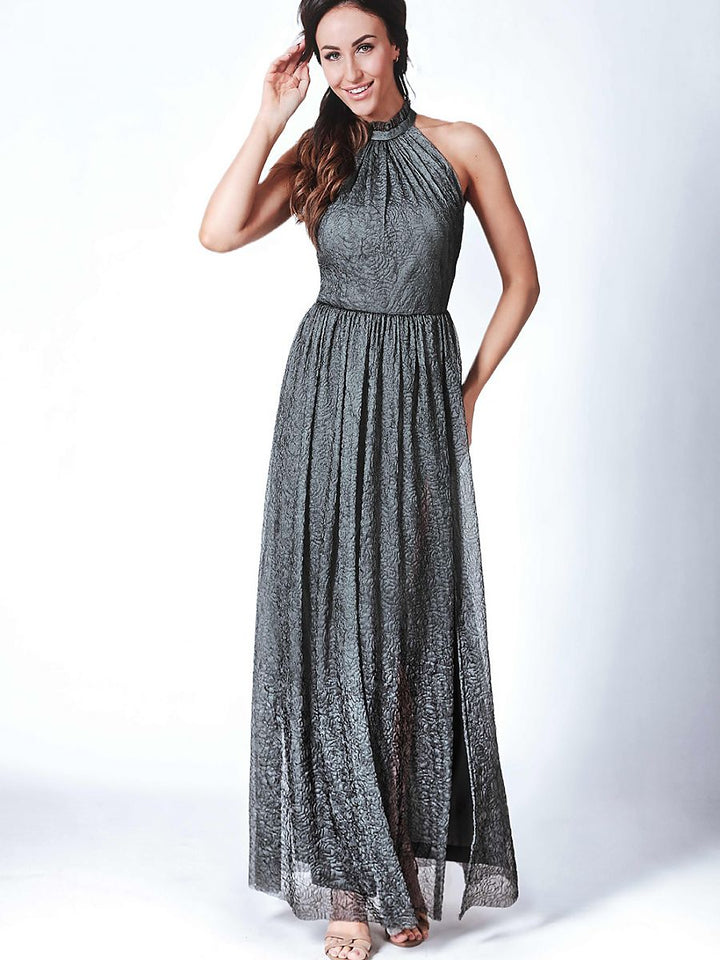 Langes Kleid Model 184330 Marselini | Textil Großhandel ATA-Mode