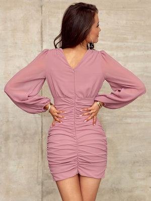 Kurzes Kleid Model 186639 Roco Fashion | Textil Großhandel ATA-Mode