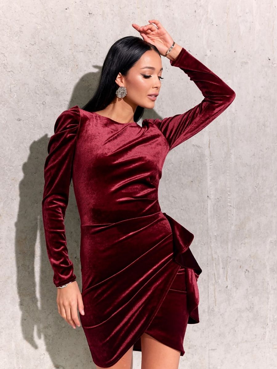 Kurzes Kleid Model 186651 Roco Fashion | Textil Großhandel ATA-Mode