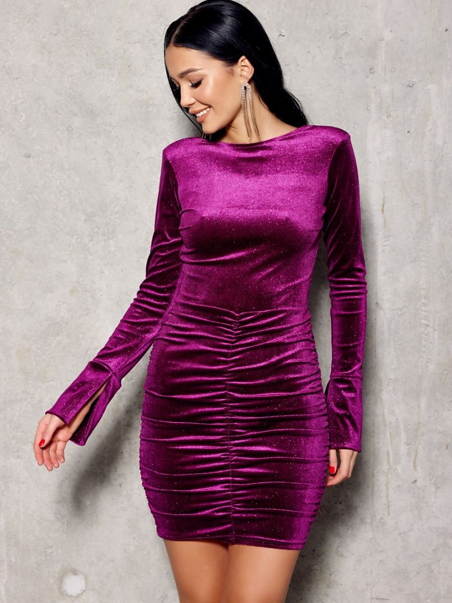 Kurzes Kleid Model 186659 Roco Fashion | Textil Großhandel ATA-Mode