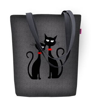 Shopper SUNNY »Black Cats« SU59 | Textil Großhandel ATA-Mode