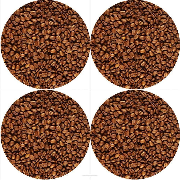 Tischmatten SET Rund 4D »Kaffee« PO115 | Textil Großhandel ATA-Mode