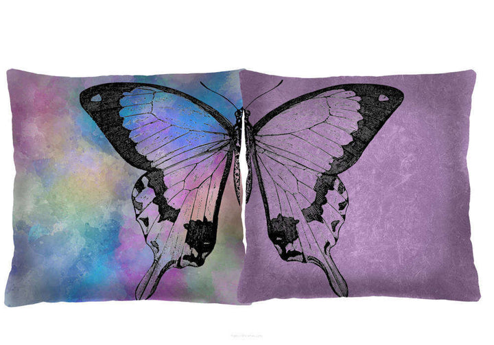 Kissen SET 40x40 DUO »Butterfly« PSD10 | Textil Großhandel ATA-Mode