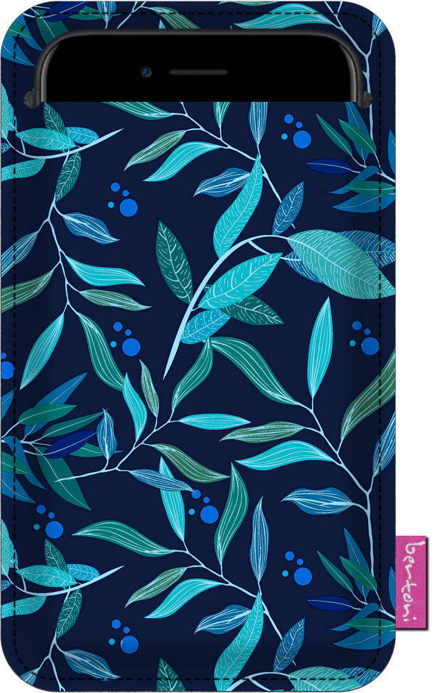 Etui Smartphone »Oleander« Anthrazit ED66 | Textil Großhandel ATA-Mode