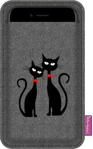 Etui Smartphone »Black Cats« ED08 | Textil Großhandel ATA-Mode