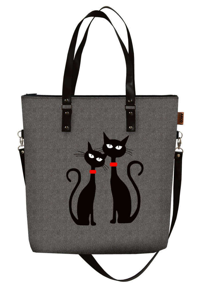 Shopper MAXA »Black Cats« ZS11 | Textil Großhandel ATA-Mode