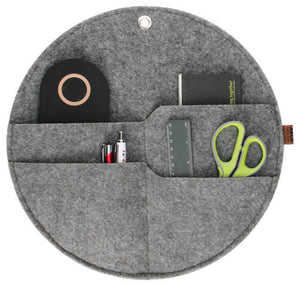 Wandorganizer CIRCLE »Grau« L-35 cm HO01 | Textil Großhandel ATA-Mode